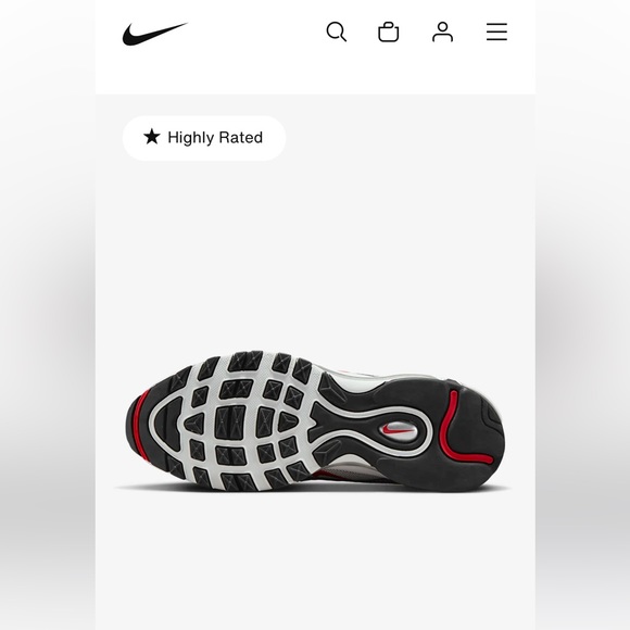 nike air max 97 size 10 gray worn 1x - Picture 16 of 16